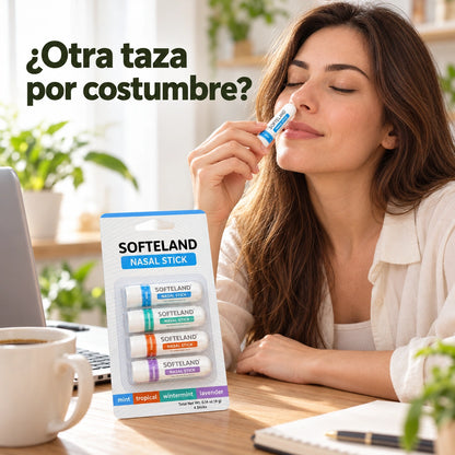 Pack de 4 Barras Nasales Aromáticas