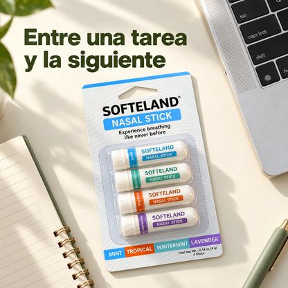 Pack de 4 Barras Nasales Aromáticas
