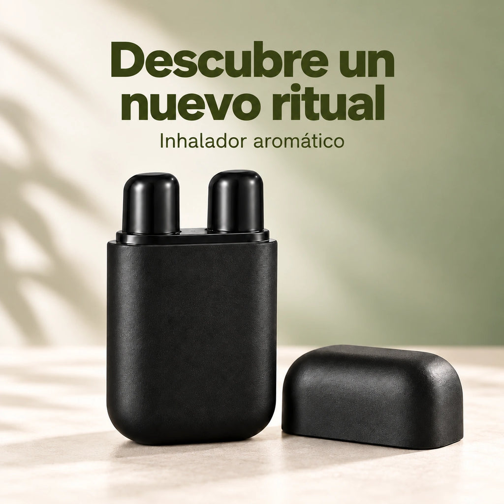Inhalador Herbal de Doble Boquilla – Foco al Instante